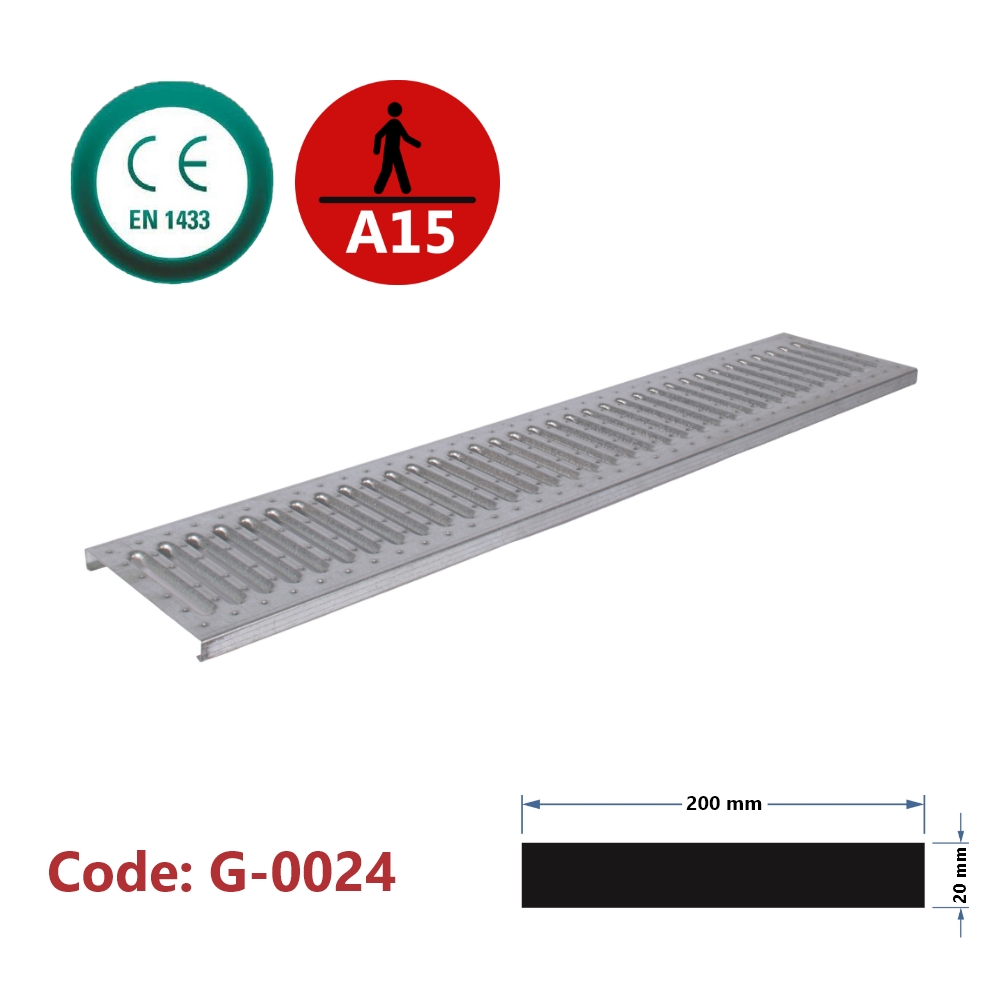 Galvanized Grate (Abadis - Slotted)