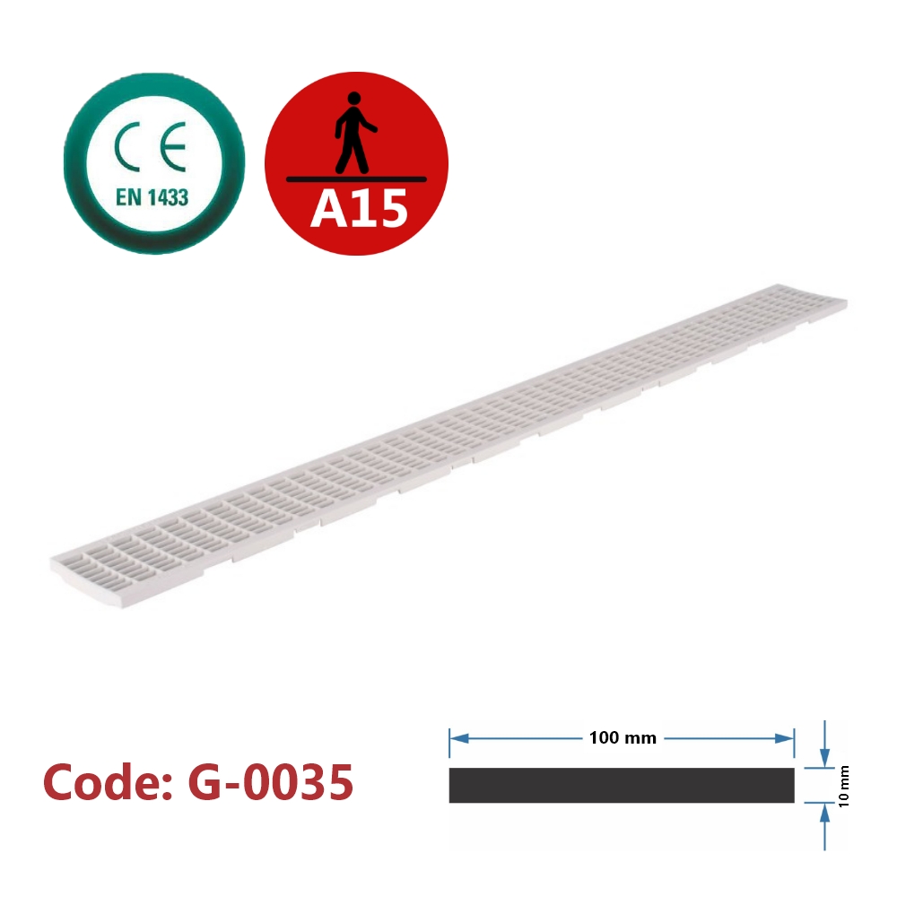 Plastic Grate (Slotted)