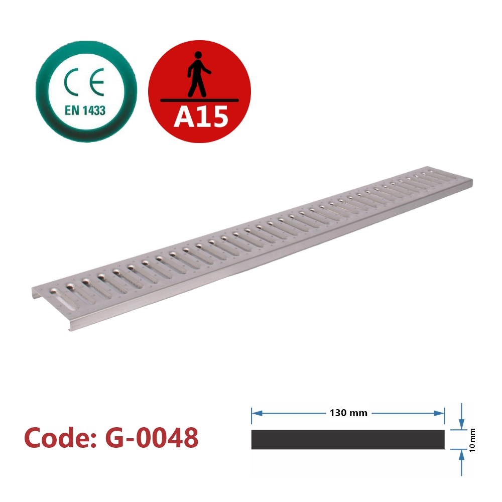 Stainless Steel Grate (Abadis - Slotted)