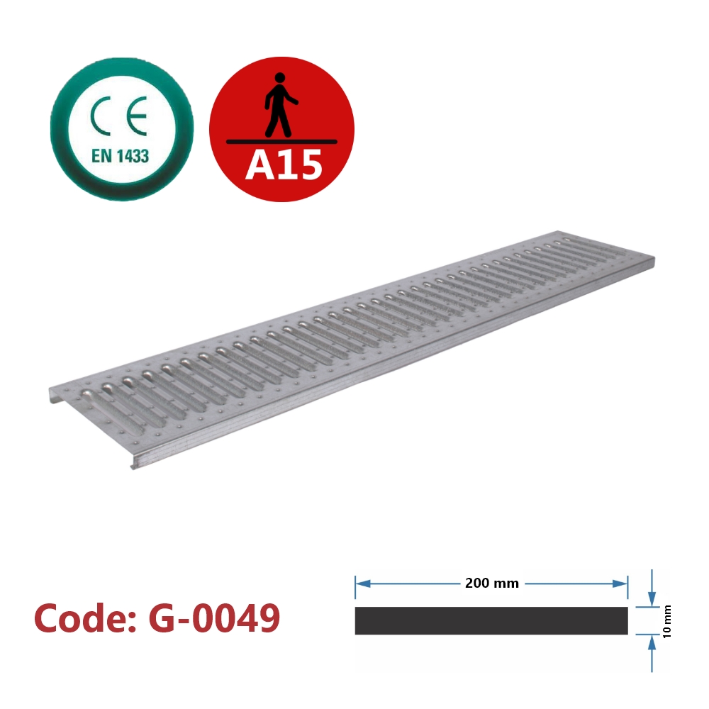 Stainless Steel Grate (Abadis - Slotted)